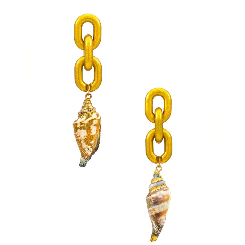 Revolve Real Shell Earrings